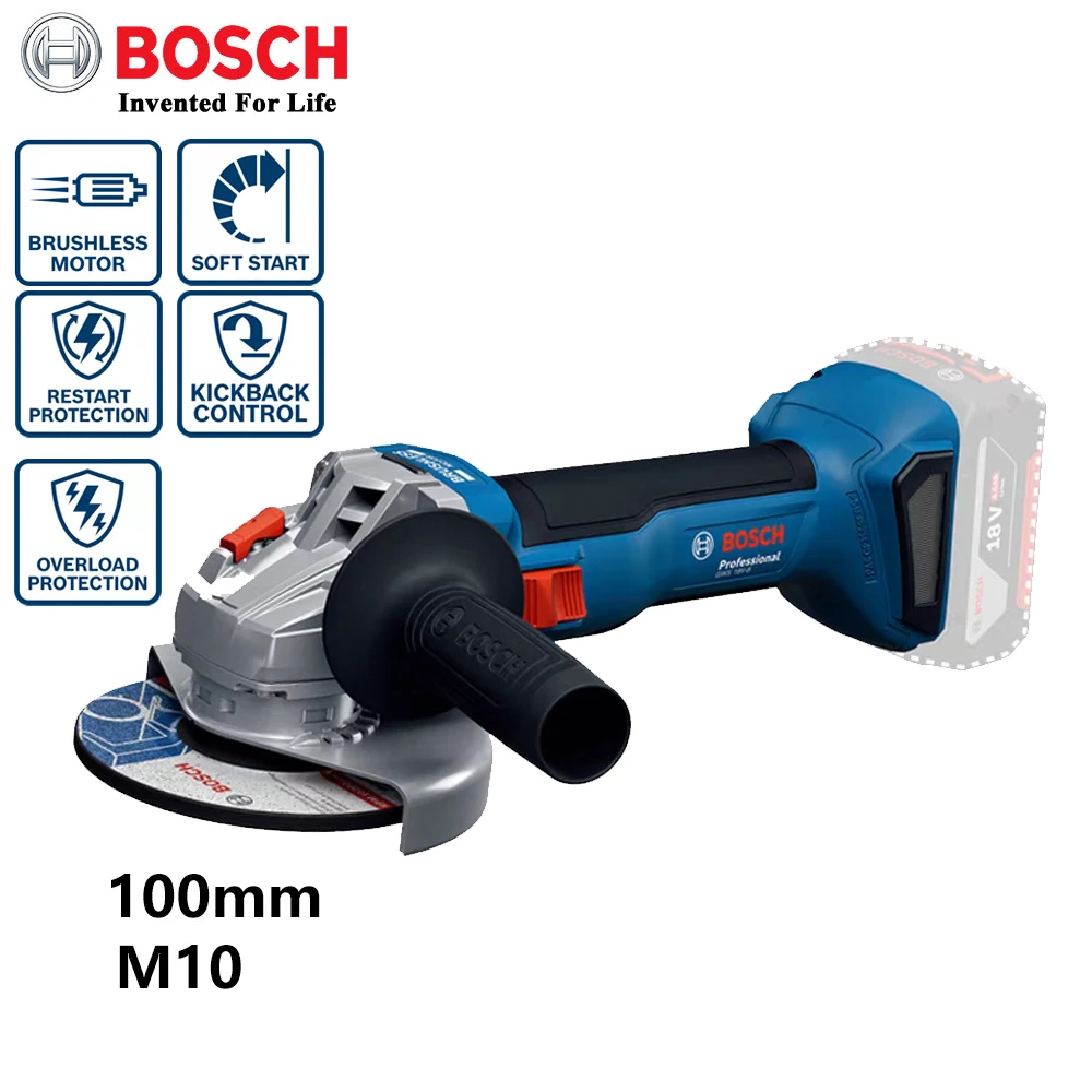 Power Tools Professional - Bosch GWS 18V-8 Professional 18V Accu