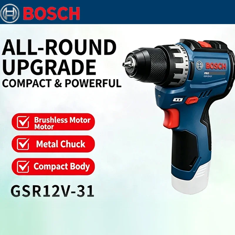 Bosch GSR 12V-31 Borstelloze E - Power Tools Professional recensie en prijs