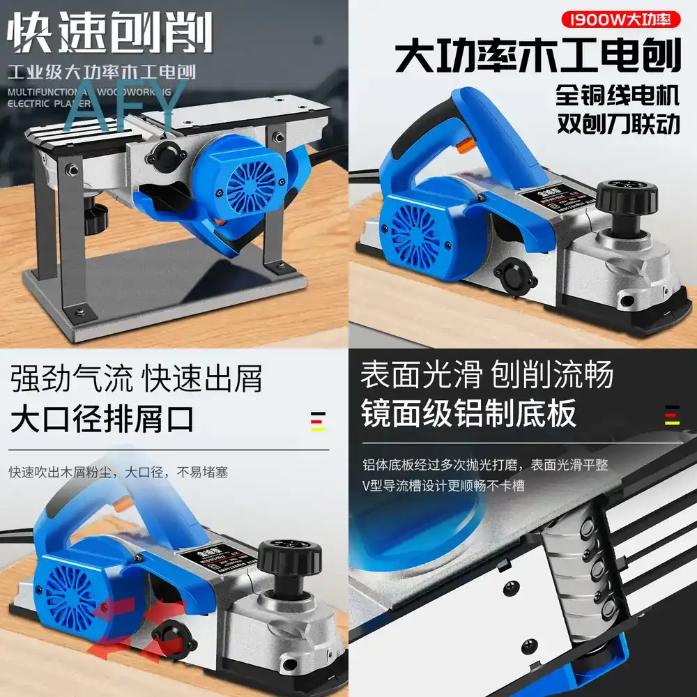 90mm Elektrische schaafmachine - Planer Handheld Electric recensie en prijs