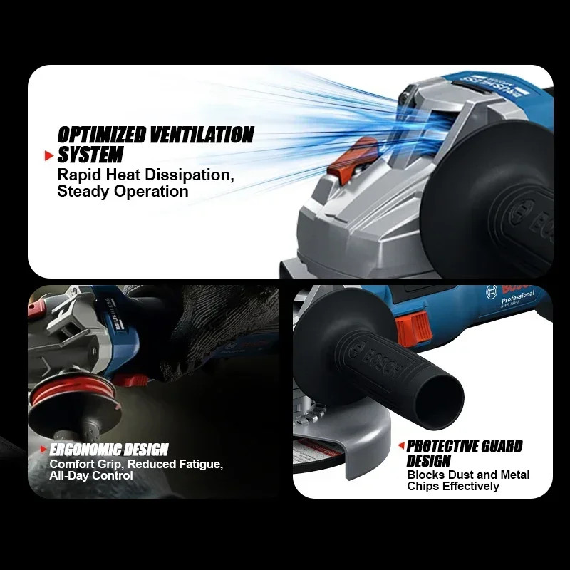 BOSCH GWS 18V-8 Draadloze Slij - Power Tools Professional recensie en prijs