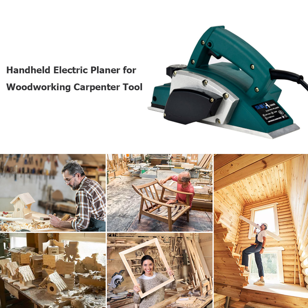 Handmatige elektrische schaafm - Planer Handheld Electric recensie en prijs