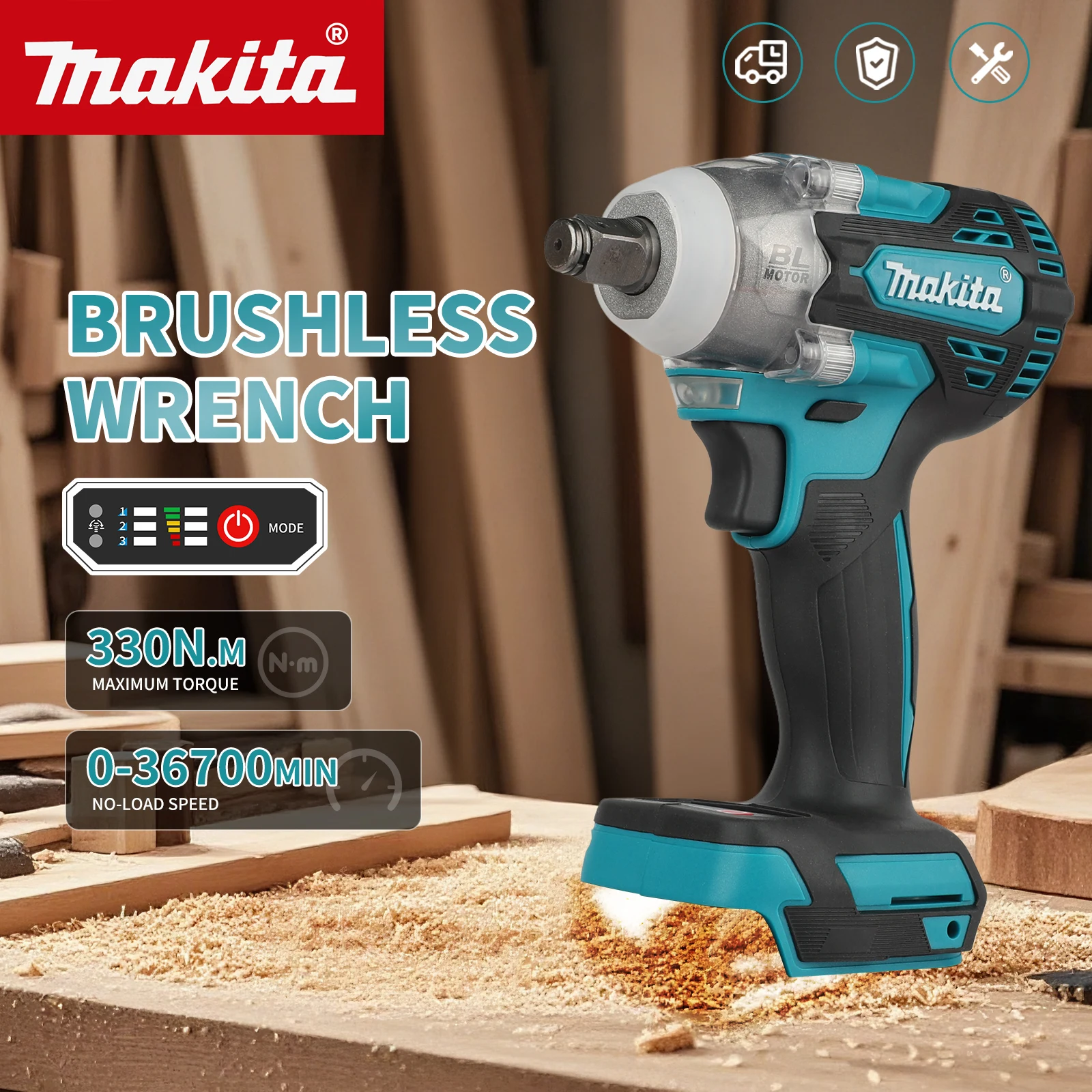 Voor de Makita DTW300 borstell - Makita Drill Dtw300 recensie en prijs
